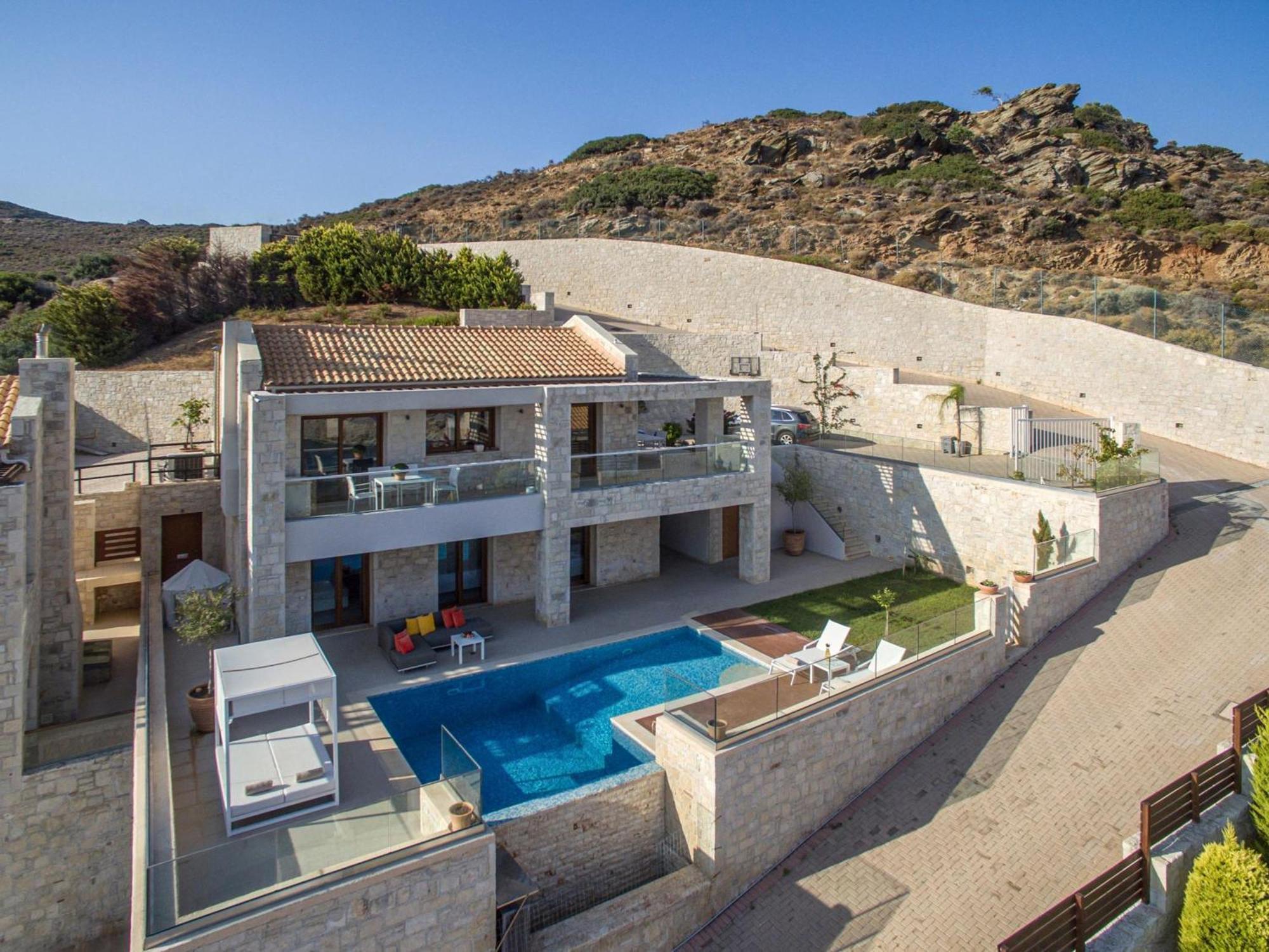 Omega House In Crete Villa Ligaria  Eksteriør billede