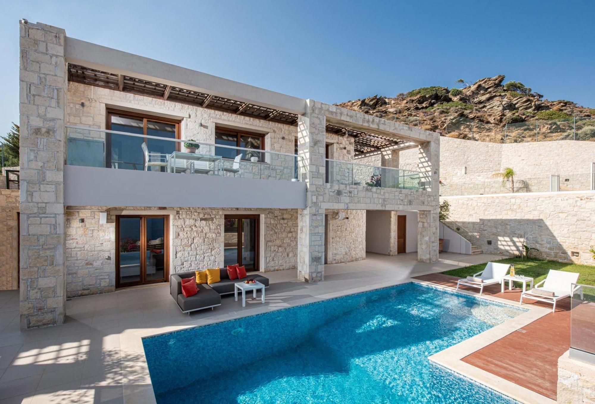Omega House In Crete Villa Ligaria  Eksteriør billede